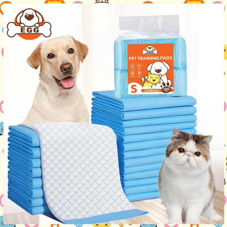 【พร้อมส่ง】 EGGแผ่นรองฉี่สุนัข ซึมซับไดีดี ต่อต้านแบคทีเรีย แผ่นรองฉี่ ผ้ารองฉี่สุนัข แผ่นรองฉี่แมว แผ่นรองซับ ทรายแมวCOD