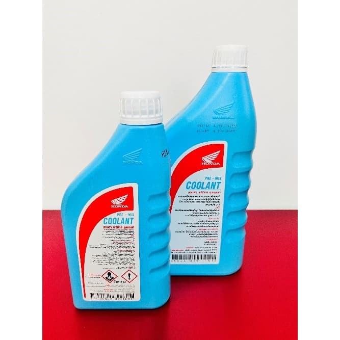น้ำยาหล่อเย็น น้ำยาหม้อน้ำ รับประกันของแท้เบิกศูนย์ HONDA 100% PRE-MIX COOLANT ขนาด 0.5 / 1 ลิตร - 2