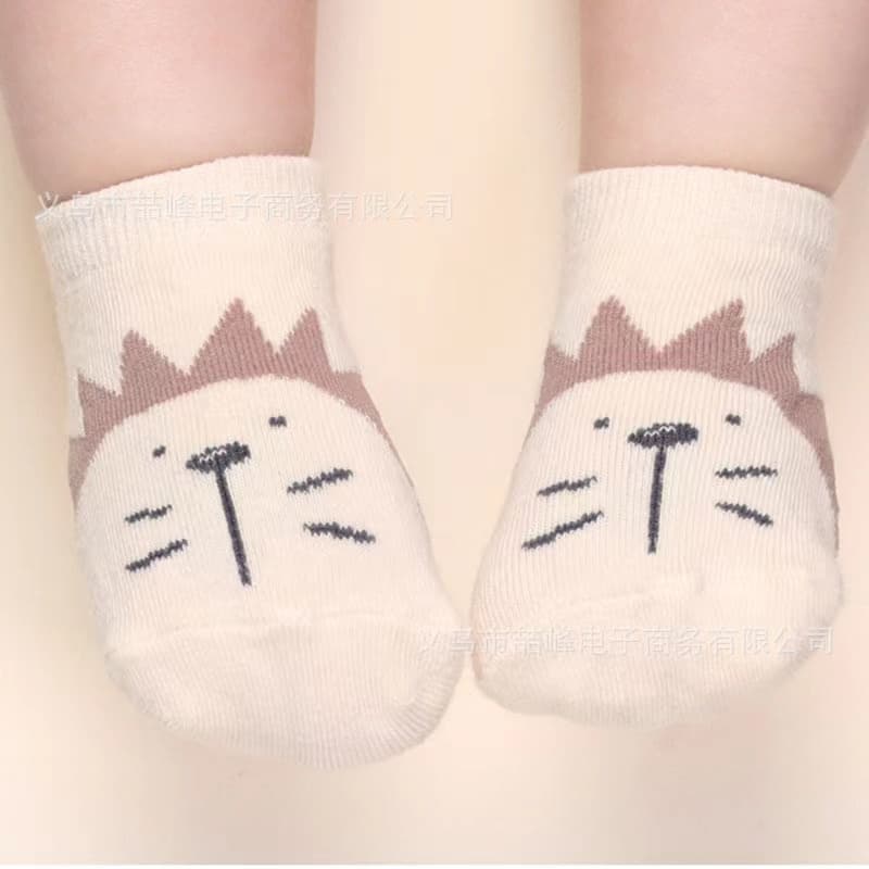 ใหม่ ถุงเท้าเด็ก9ลาย ผ้าฝ้าย เด็กเล็ก ลายน่ารัก - 1