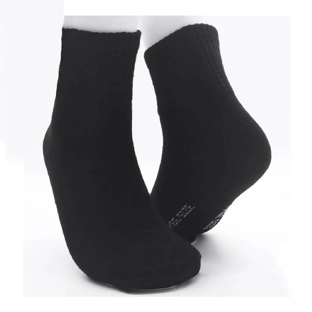 ถุงเท้าทำงาน สีดำ ผู้ชาย ฟรีไซส์ (1แพ็ค 12คู่) - 2