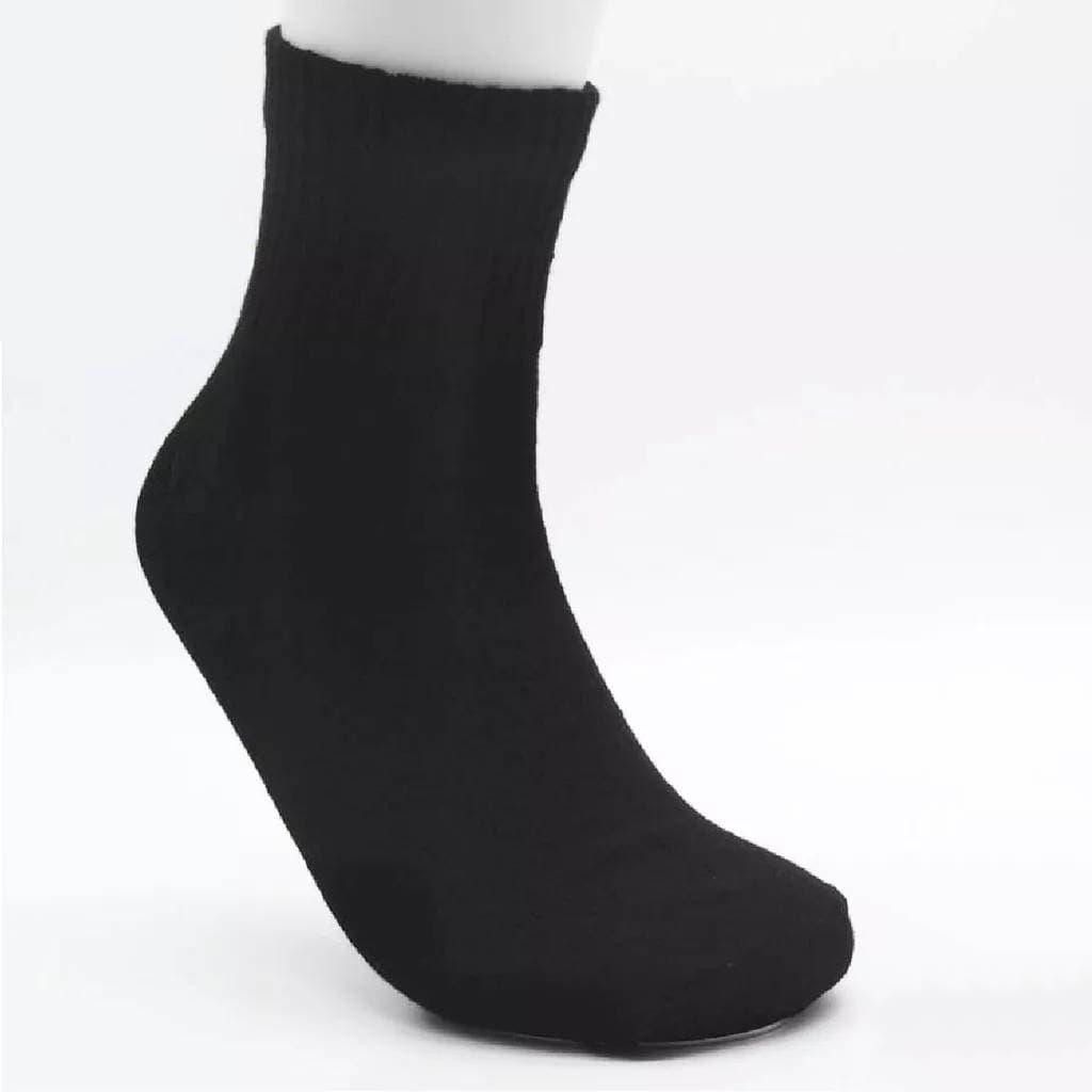 ถุงเท้าทำงาน สีดำ ผู้ชาย ฟรีไซส์ (1แพ็ค 12คู่) - 3