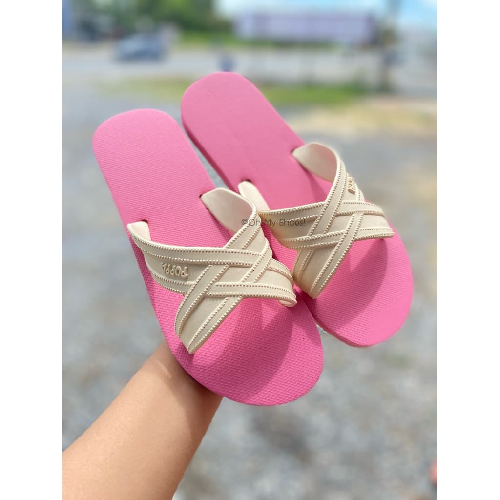 🔥ลูกค้าใหม่ 1 บาท💯PUPPA รองเท้าแตะสวม สีทูโทน เบอร์ 9-11 เบาใส่สบาย แห้งเร็ว - 2