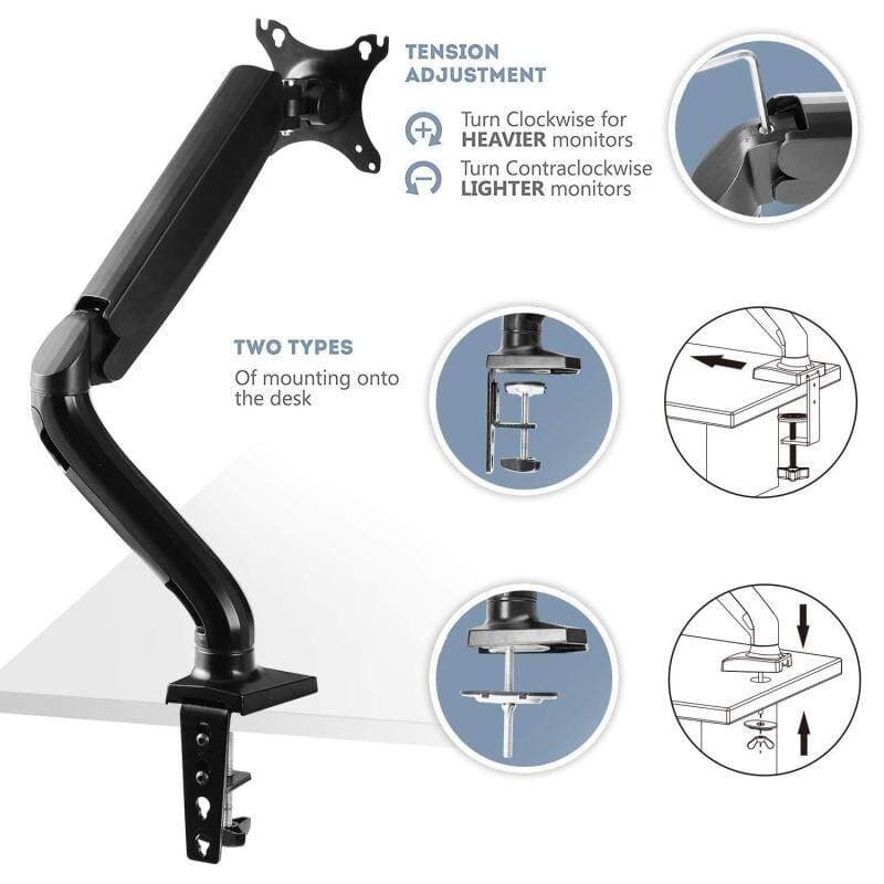 ขาตั้งจอคอม ขาตั้งจอ monitor stand 17-40 นิ้ว 2-15KG 360° ปรับได้หลายทิศทาง รับประกัน 3 ปี - 6