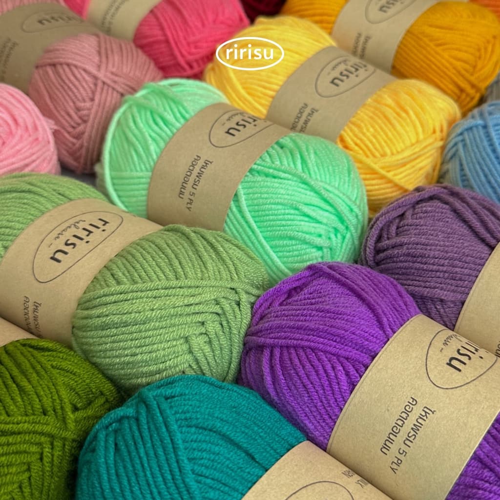 |พร้อมส่งจากไทย| ไหมพรม milk cotton • 5ply • ม้วนใหญ่ 50g 🧶 - 3