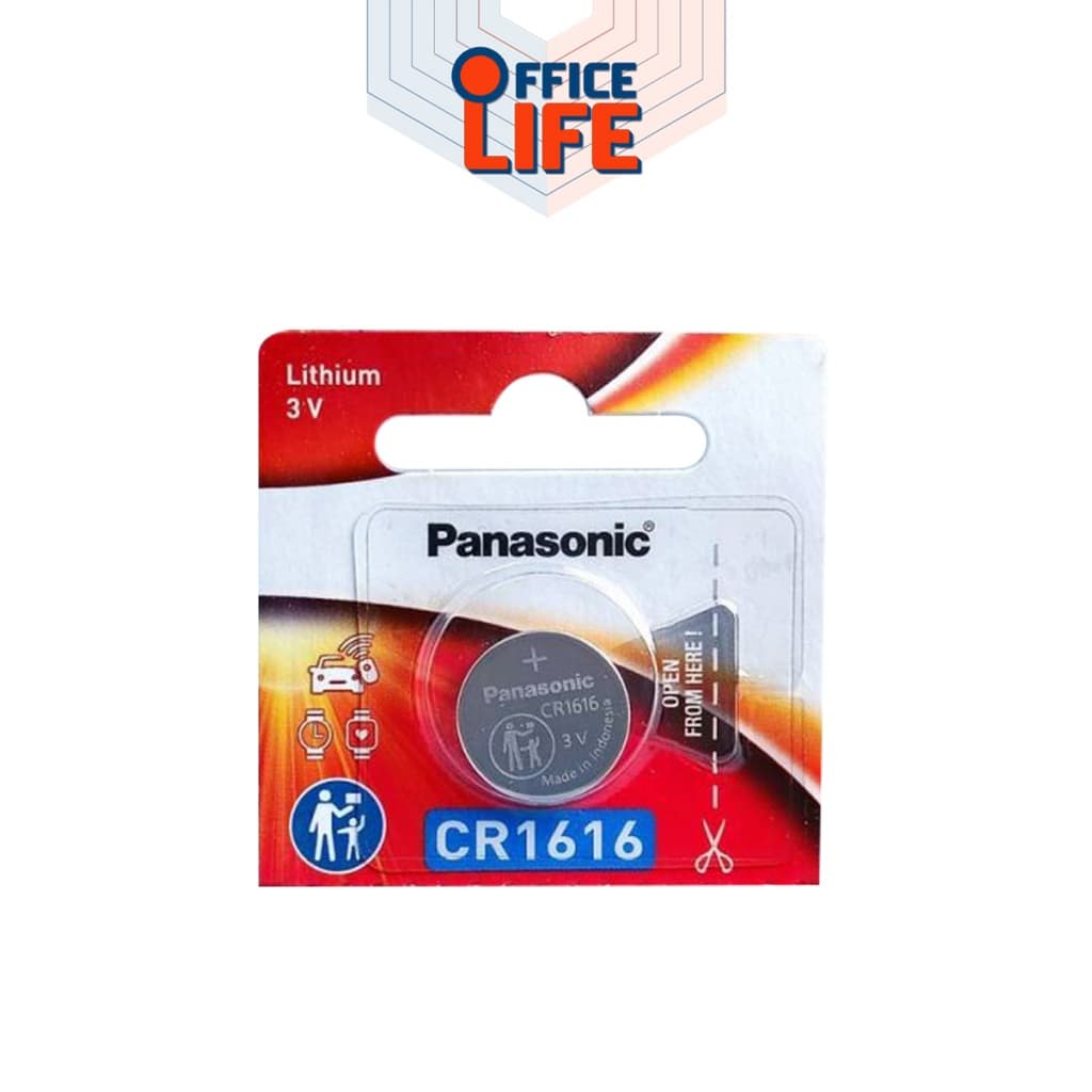 [ของแท้ มี สคบ.] ถ่านกระดุม  รีโมทรถยนต์  ไบออส  นาฬิกา   Panasonic CR2032 2025 2016 1632 1620 1616 1220 - 3