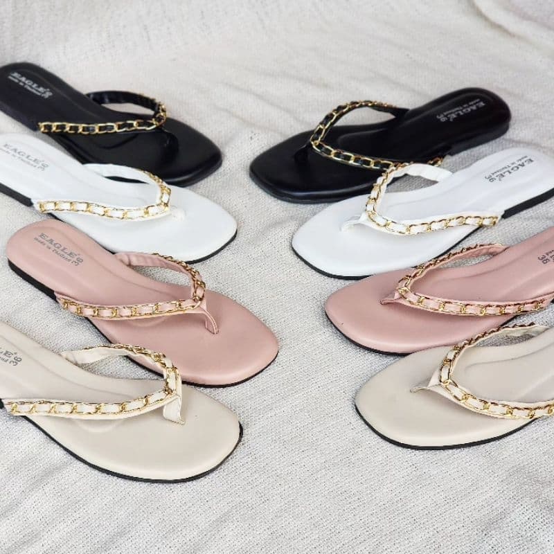 🏵ลด 30% อย่าลืมเก็บโค้ด 🏵 OHODOODEE รองเท้าแตะหูหนีบสายโซ่ราคาถูก ( A3044 )🏵