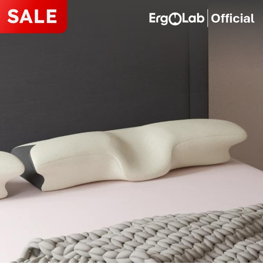 [ส่งฟรี] หมอน ErgoLab Deep Sleep | ขจัดอาการปวดคอและเปลี่ยนชีวิตการนอนด้วยการนอนหลับลึกขึ้น (ประกันคืนเงินใน 90 วัน)