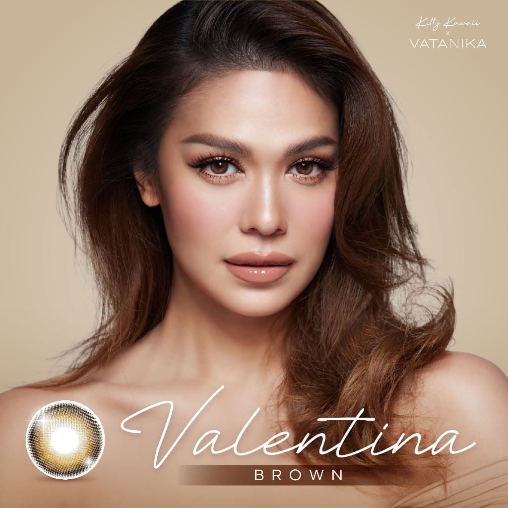 [ขายดี] VATANIKA LENS : Valentina Brown คอนแทคเลนส์โดย แพร วทานิกา - 1
