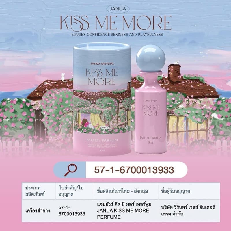 (📍กดในไลฟ์ถูกกว่า📍) 🍑น้ำหอมแจนยัวร์ คอลเลคชั่นใหม่ 4 กลิ่น Janua Perfume - 3