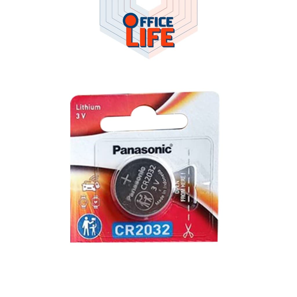 [ของแท้ มี สคบ.] ถ่านกระดุม  รีโมทรถยนต์  ไบออส  นาฬิกา   Panasonic CR2032 2025 2016 1632 1620 1616 1220 - 1