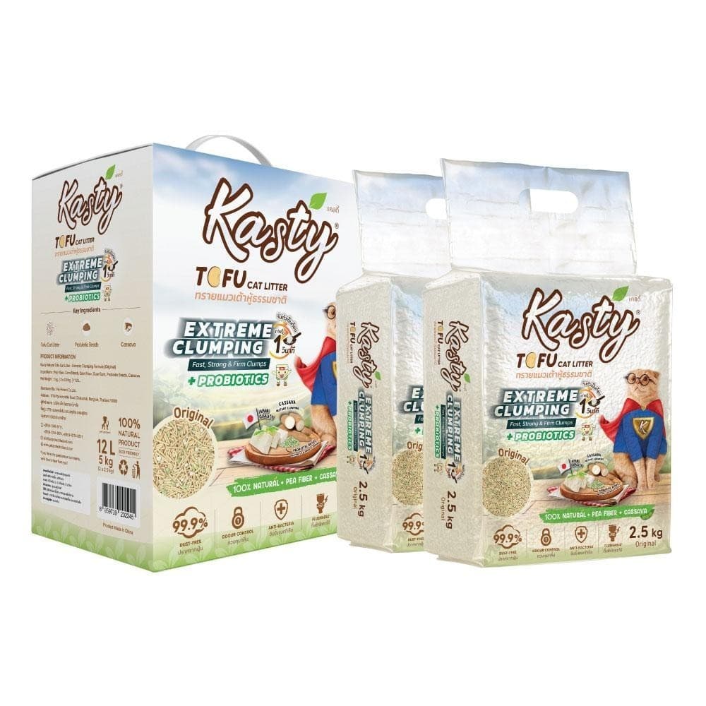 Kasty Extreme Crumping and Odourlock ทรายแมวควบคุมกลิ่น ลดฝุ่นกว่าเดิม และจับตัวเป็นก้อนไว - 6