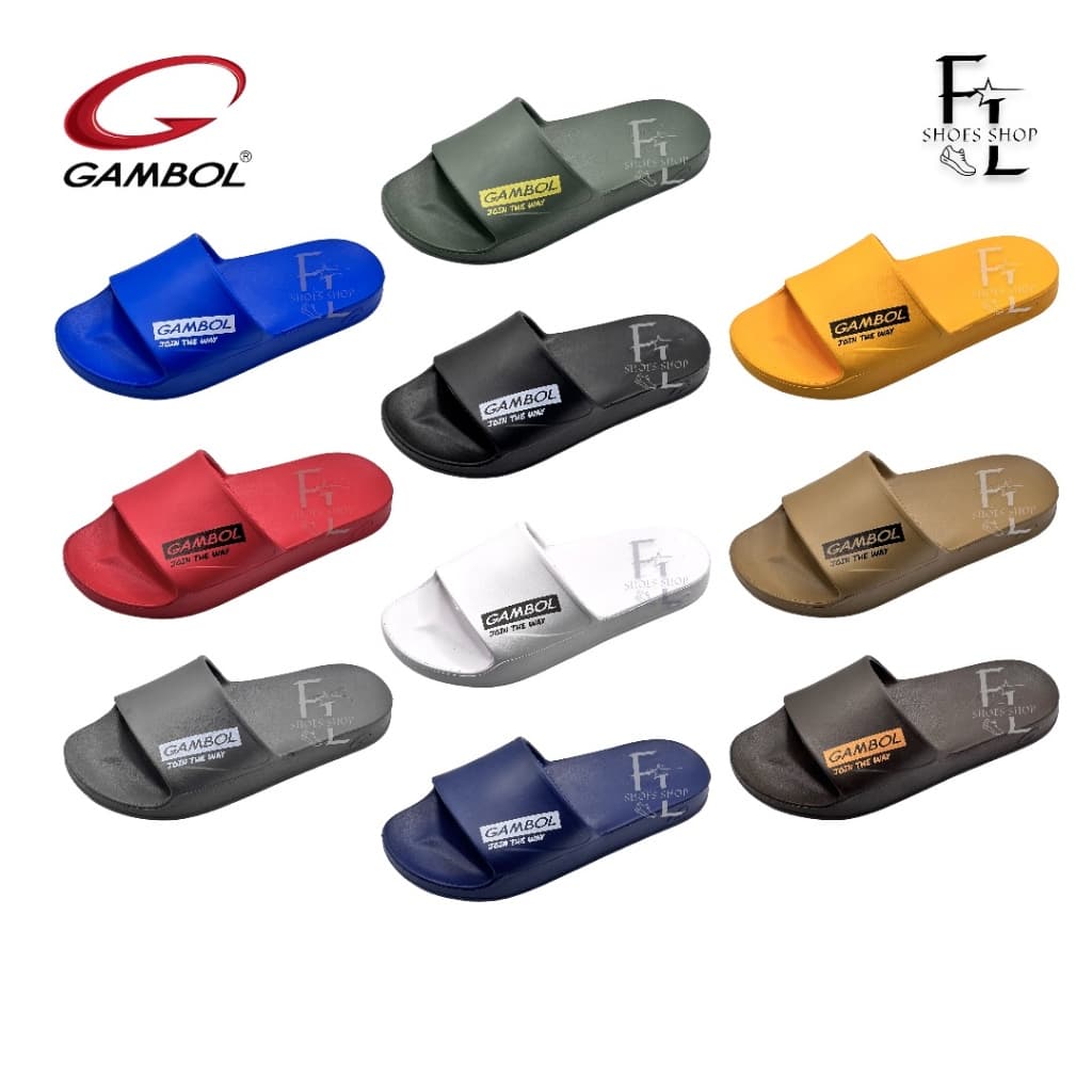 GAMBOL ไฟล่อน รองเท้าแตะแบบสวม ชาย-หญิง รุ่น 42184 (เบอร์ 36-44)