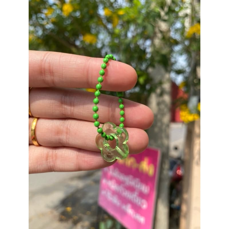 พวงกุญแจดอกไม้ สุ่มคละสี 1 ชิ้น พร้อมส่ง 📌 - 6