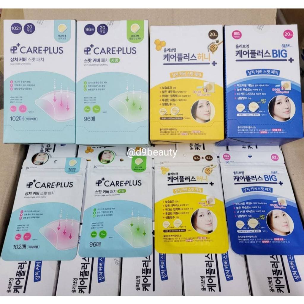 แผ่นแปะสิว แผ่นดูดสิว Olive Young Care Plus Spot Patch - 6