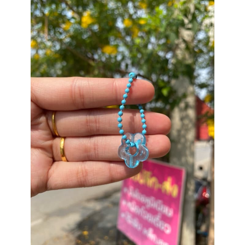 พวงกุญแจดอกไม้ สุ่มคละสี 1 ชิ้น พร้อมส่ง 📌 - 2