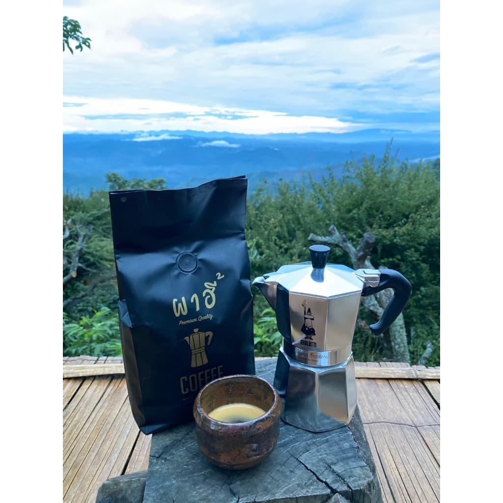 กาเเฟคั่ว บ้านผาฮี้ เชียงราย เมล็ดคัดเกรดคุณภาพAA - 1
