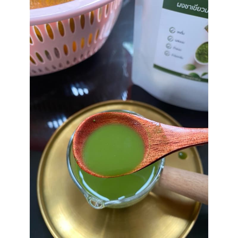 ผงชาเขียวมัทฉะ matcha แท้100% ผงชาเขียว(ร้านหลัก) ออร์แกนิค ฟอร์ยู Organic for you ขนาด 100 กรัม/ซอง - 2