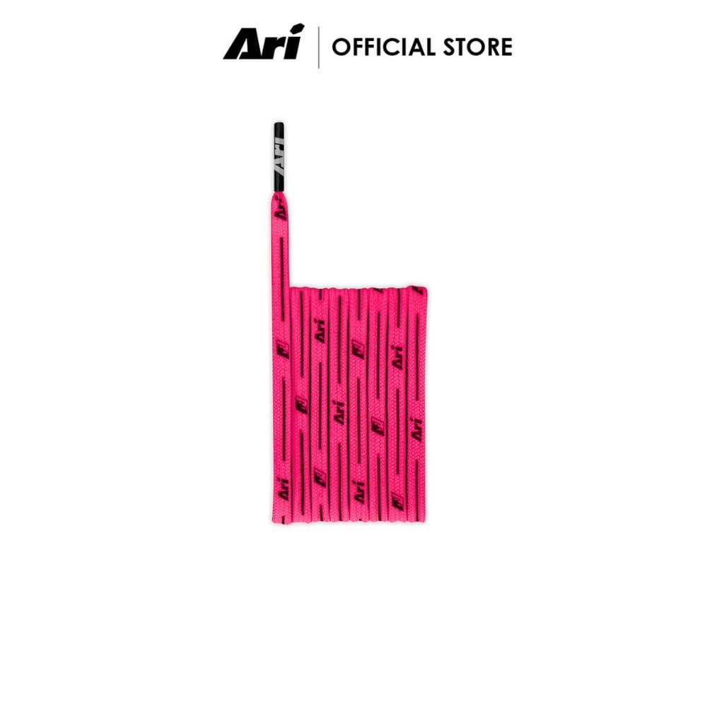 ARI COLORFUL SHOELACES - PINK เชือกรองเท้า อาริ COLORFUL สีชมพู