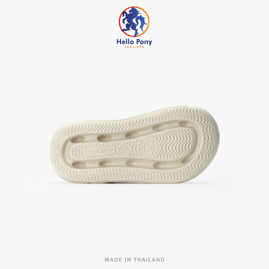 Hello Pony รองเท้าแตะรัดส้น ทรงมินิมอล รองเท้าแบบสวม สายคาดคู่ EVA แฟชั่น พื้นนุ่ม กันลื่น MHM4010 - 5