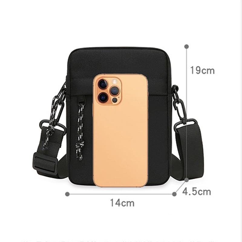 WalesPolo กระเป๋าสะพายข้างสำหรับผู้ชายมีหลายช่องใส่ของได้ ใส่ของได้เยอะ - 3