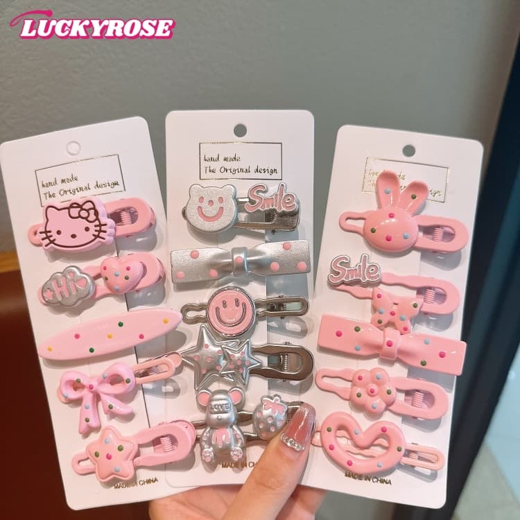 LUCKYROSE กิ๊บติดผมโดพามีนเด็ก สุดน่ารัก สุดเท่ กิ๊บติดผมไฮเอนด์