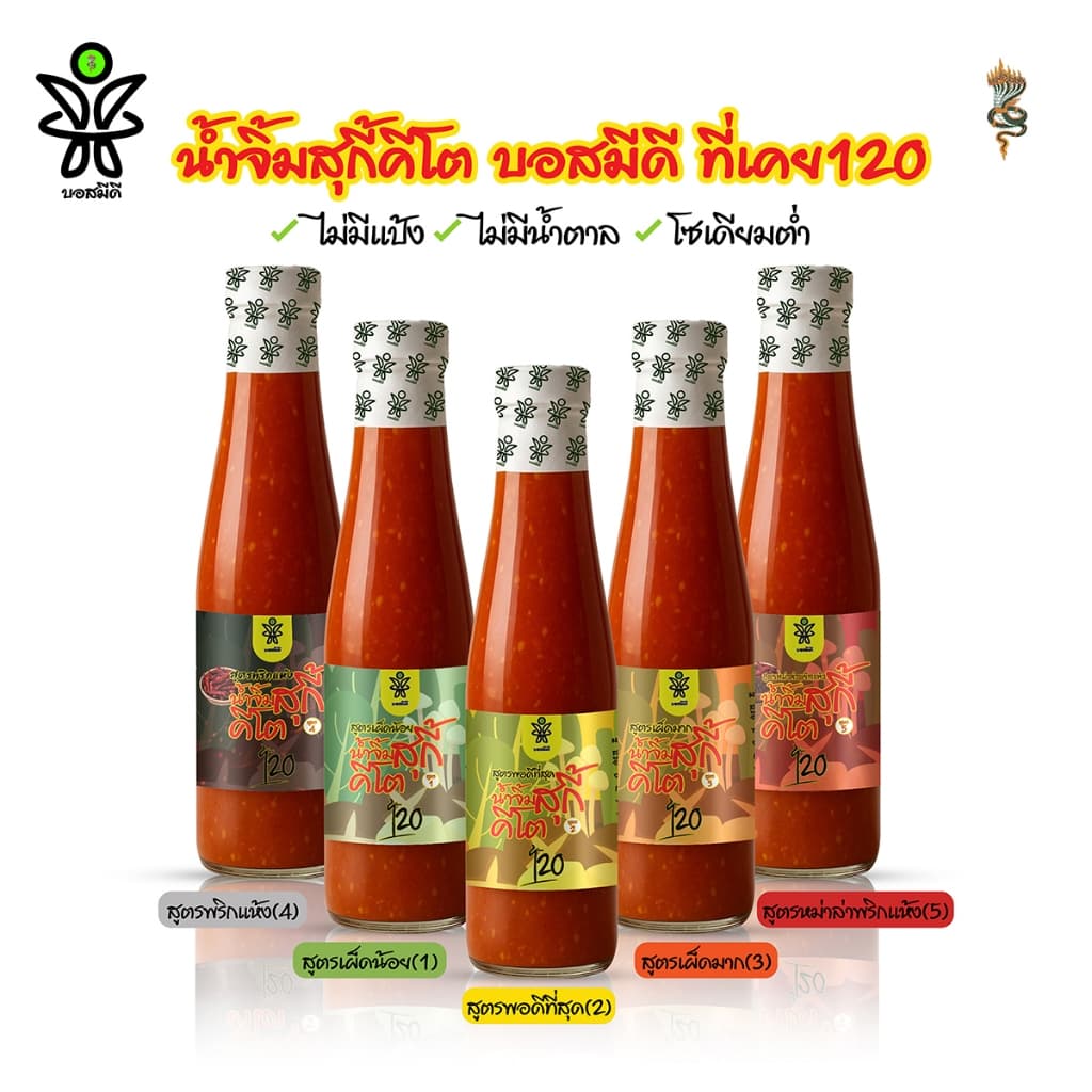 น้ำจิ้มสุกี้คีโต บอสมีดี ที่เคย120 ไม่มีแป้ง ไม่มีน้ำตาล โซเดี่ยมต่ำ ทำจากมะเขือเทศสด ไม่ใส่ผงชูรส