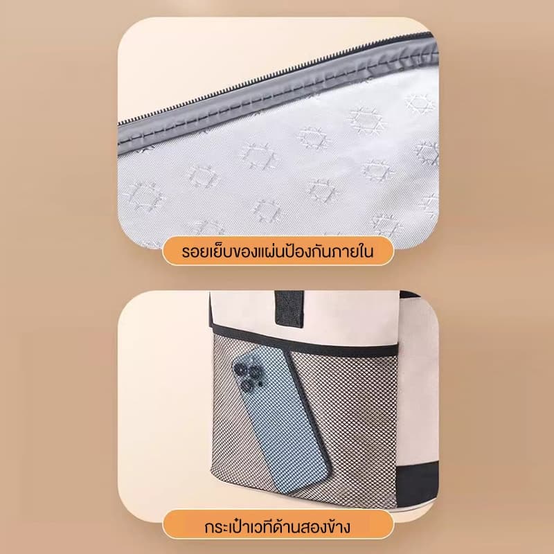 กระเป๋าเก็บความเย็น/ร้อน18L30L กระเป๋าเก็บอุณหภูมิ สำหรับปิคนิค เก็บเครื่องดื่ม อาหาร นมแม่ และอื่นๆ - 5