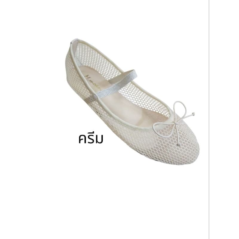 Mary jane รองเท้าแมรี่เจนตาข่ายเซลล์เล็บดีไซน์น่ารักมาก - 6