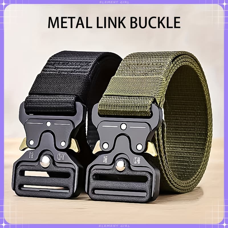 พร้อมส่ง🔥เข็มขัดยุทธวิธีของแท้ เร็ว ปล่อย เข็มขัดกลางแจ้งนุ่มไนลอนจริงความยาวปรับได้ ทนต่อการสึกหรอ