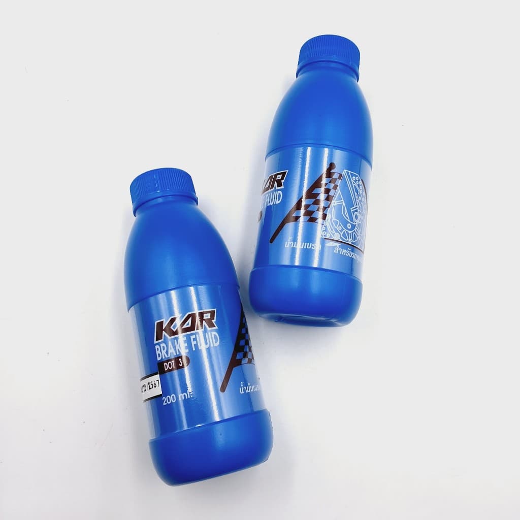 น้ำมันเบรคDOT3 แท้ CAR สำหรับรถมอเตอร์ไซค์ ขวด200cc - 1