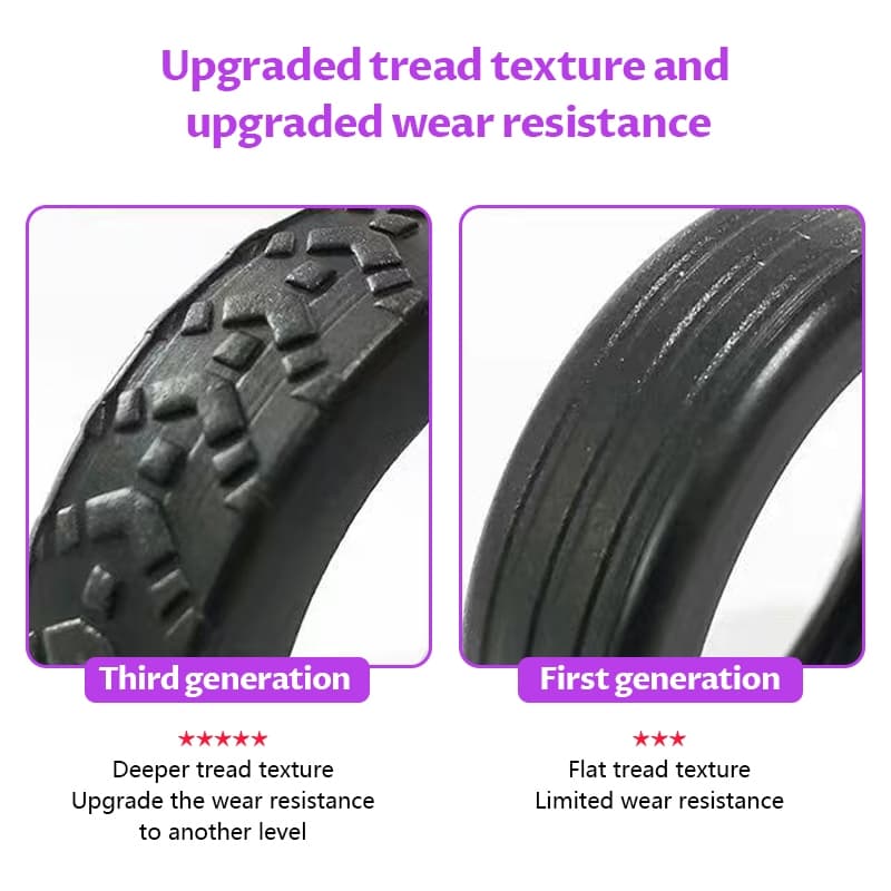 ฝาปิดป้องกันล้อกระเป๋าเดินทาง ฝาครอบป้องกันล้อ ฝาปิดกระเป๋าเดินทางแบบลาก แบบเงียบ 8อัน - 6