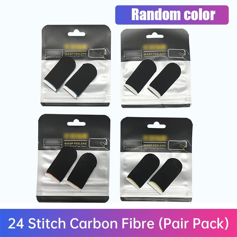 1คู่ถุงนิ้วเล่นเกม คาร์บอนไฟเบอร์ระดับพรีเมียม กันเหงื่อ ทัชลื่น ระบายอากาศ สําหรับเล่นเกมมือถือ เตียงนิ้วสำหรับเล่นเกม