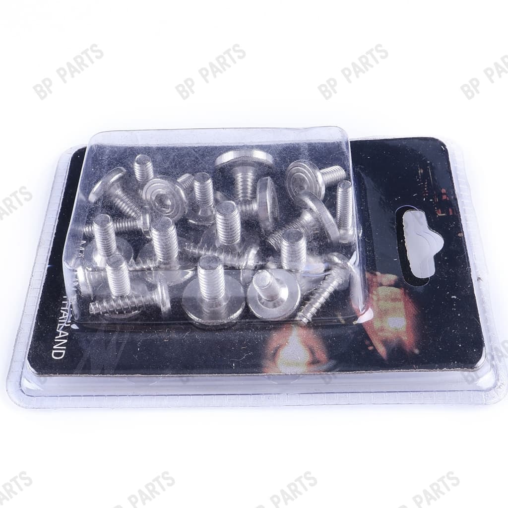 น็อตชุดสีทั้งคัน wave110i wave125r wave125s wave100 เลือกได้ ก้นหอยแบน ตรงรุ่น ค้มค่า - 1