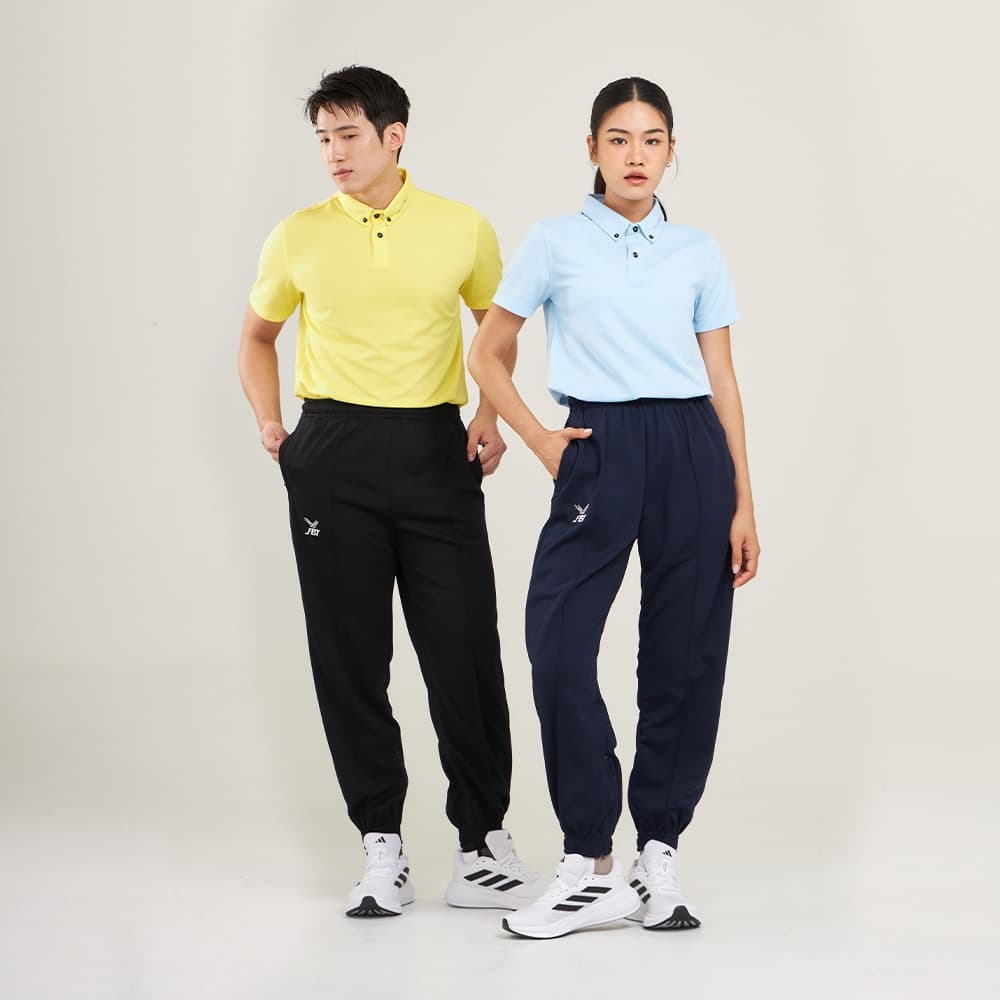 กางเกงวอร์ม FBT เด็ก ผู้ใหญ่ ขาจั้ม-725 / ขาปล่อย-724 เอฟบีที เอวยางยืด+เชือก กระเป๋าข้าง+ซิบ - 1