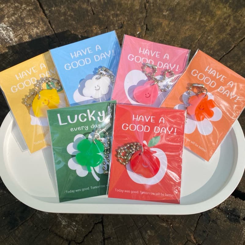 [ถูกที่สุด‼️] พวงกุญแจใบโคลเวอร์🍀 ของขวัญวันปัจฉิม🎓 ของจีบลูกค้า💖🧤 - 4