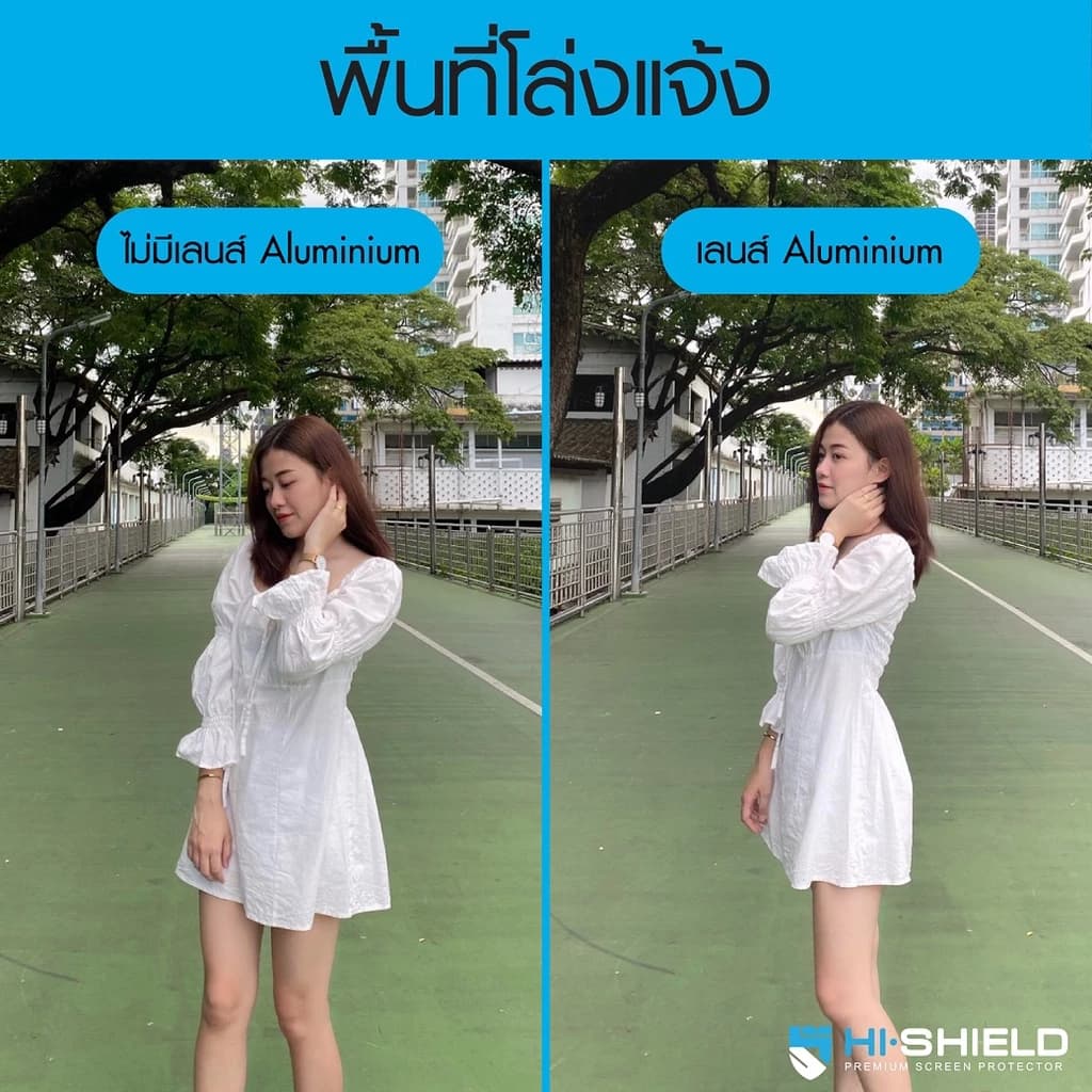Hi-Shield กระจกกันเลนส์ iPh๐ne Aluminum Lens ฟิล์มกล้อง แบบแยกตามเลนส์ ทุกสี สำหรับ IP17/16/15/14/13 - 2