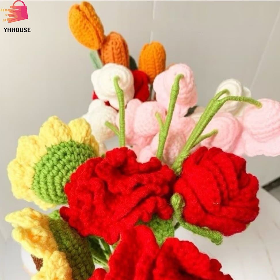 ไหมพรมคอตตอนนม 4ply น้ำหนัก50กรัมถักง่าย ถักโครเชต์ Milk cotton yarn พร้อมส่งจากไทย - 4