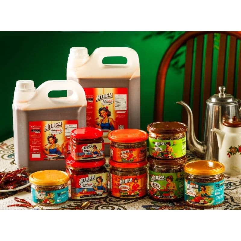 [ตัวแม่มาม่า] น้ำพริกมาแรง สูตรดั้งเดิม (มาม่าฟ้าธานี) เผ็ดซี๊ด ไม่น้ำมัน คลุกเส้นเริ่ดมาก! 🍜🌶️ - 2