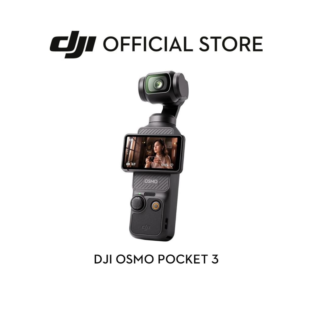 [พร้อมส่ง] DJI Pocket 3 - Pocket Gimbal Camera | กล้องถ่ายถาพนิ่งเเละวิดีโอ | 1-Inch CMOS 4K/120fps