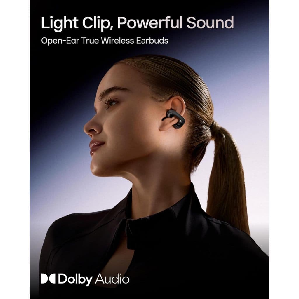 Shokz OPENDOTS ONE หูฟังไร้สาย Open-Ear Clip-On Design ใส่สบาย น้ำหนักเบา พร้อมระบบเสียง Dolby Audio - 1