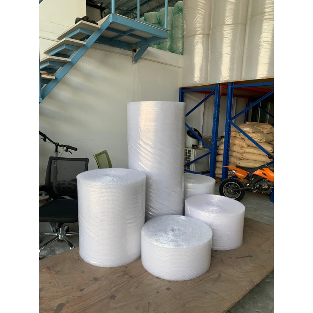 แอร์บับเบิลกันกระแทกสีใส 65*100เมตร หนา40แกรม Airbubble ส่งในระบบ เร็วค่าส่งถูก - 2