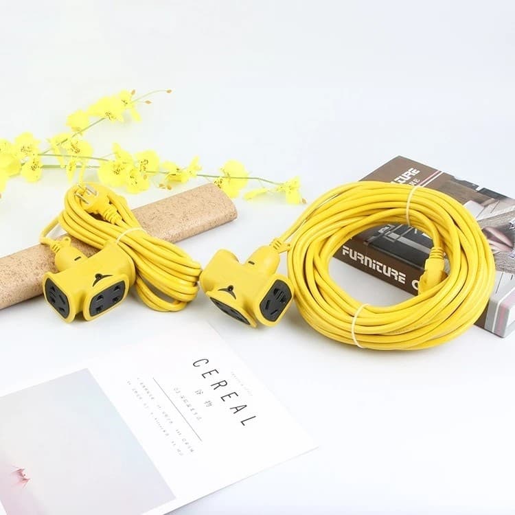 รางปลั๊กไฟ สายต่อปลั๊กชาร์จ สายไฟ 2500W ซ็อกเก็ต รางปลั๊กไฟ5m/10m/20m/30m - 2