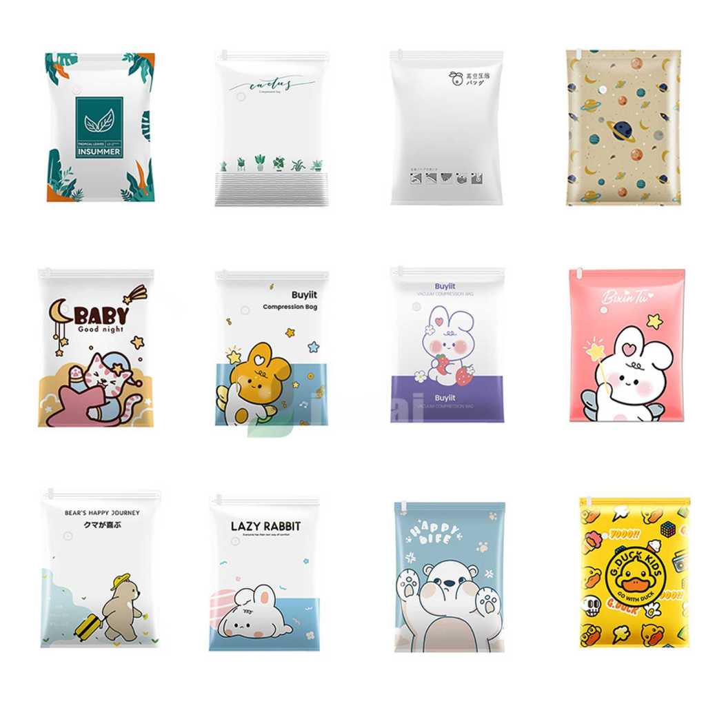 ถุงสูญญากาศ ถุงเก็บสูญญากาศ มีให้เลือกหลายรูปแบบ ขนาด 40*60/60*80/80*100 เหมาะสำหรับใส่เดินทาง ถุงเก็บเสื้อผ้า