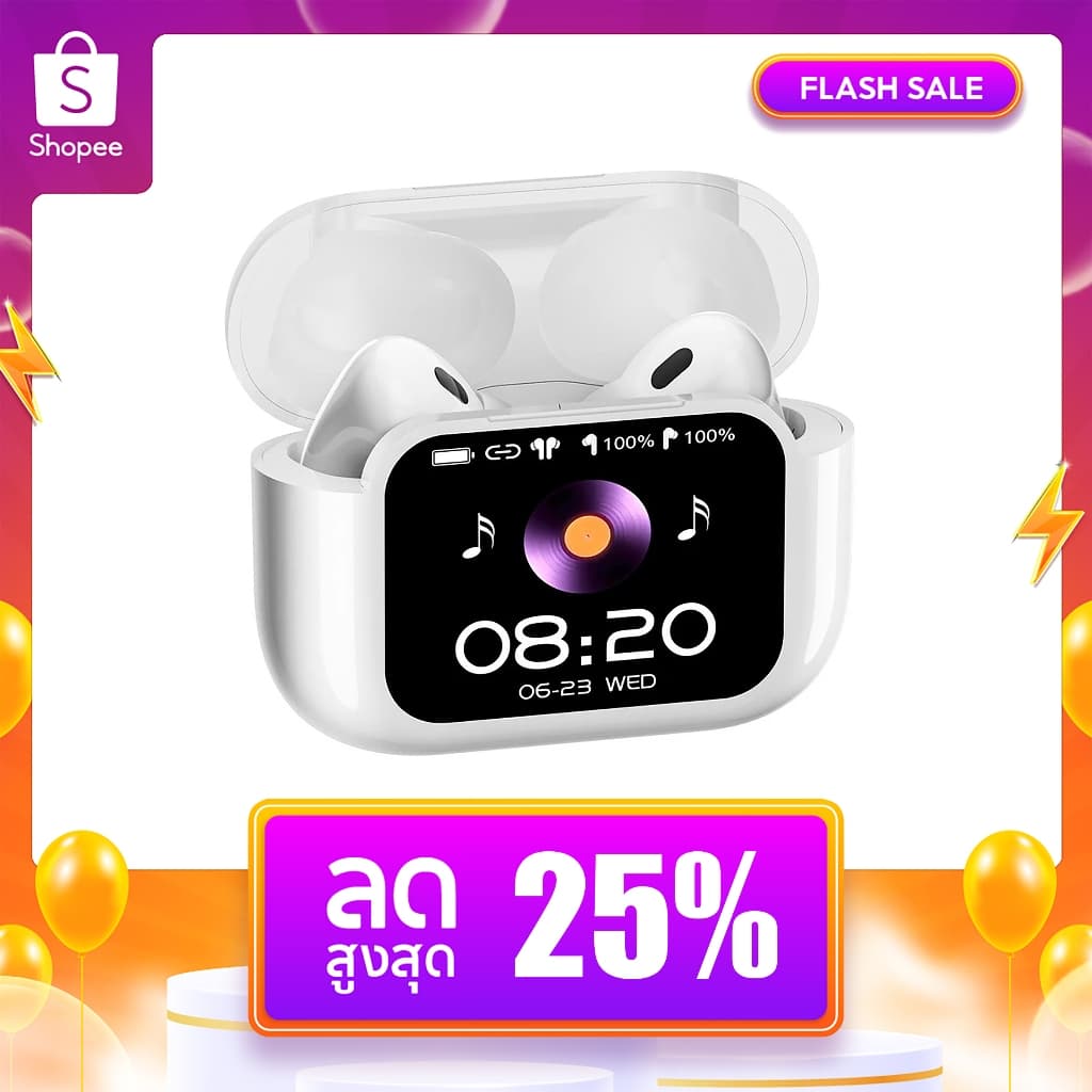 【แท้100%】A11 Pro หูฟังไร้สายบลูทูธหน้ ANC ลดเสียงรบกวนชุดหูฟังบลูทูธไร้สายพร้อมไ TWS หน้าจอสัมผัสหูฟังบลูทู เบสดี