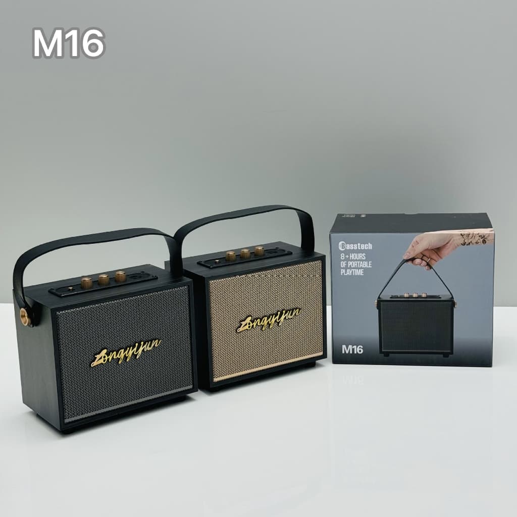 ลำโพง บลูทูธ เสียงดีมาก 10W ลำโพงบลูทูธ M16 เบสแน่น ดีไซส์สวย Portable Bluetooth speaker wireless - 4