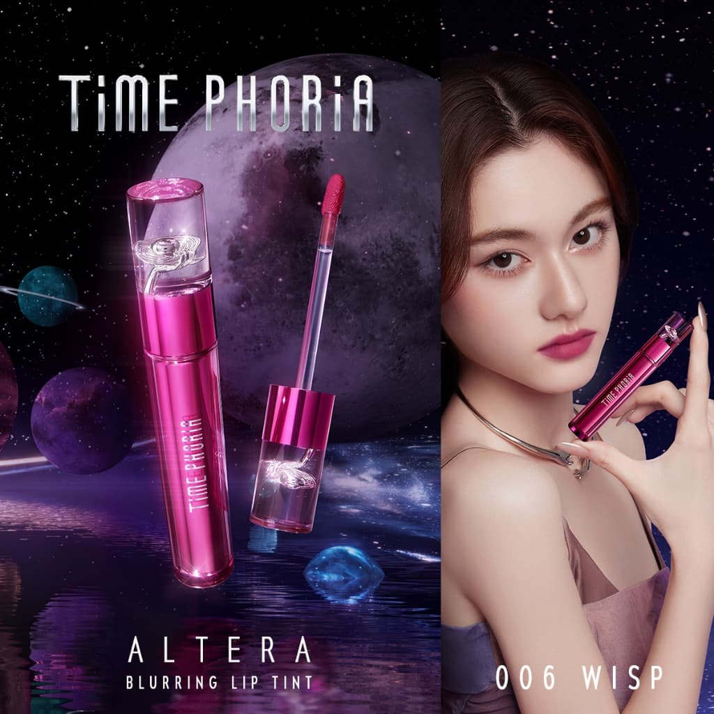 Time Phoria Altera Blurring Lip Tint | ลิปสติก ลิปแมท ทิ้นน้ำเบลอปาก เนื้อฉ่ำเปลี่ยนเป็นแมตต์ เบาสบาย ติดทนนาน