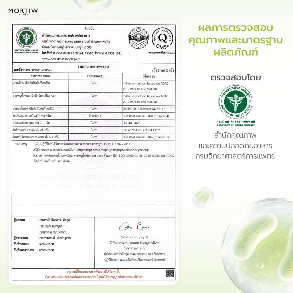 MORTIW (หมอทิว) FOS Plus - อาหารเสริมไฟเบอร์ ดีท็อกซ์ ท้องผูก ขับถ่าย - 30 แคปซูล - 4