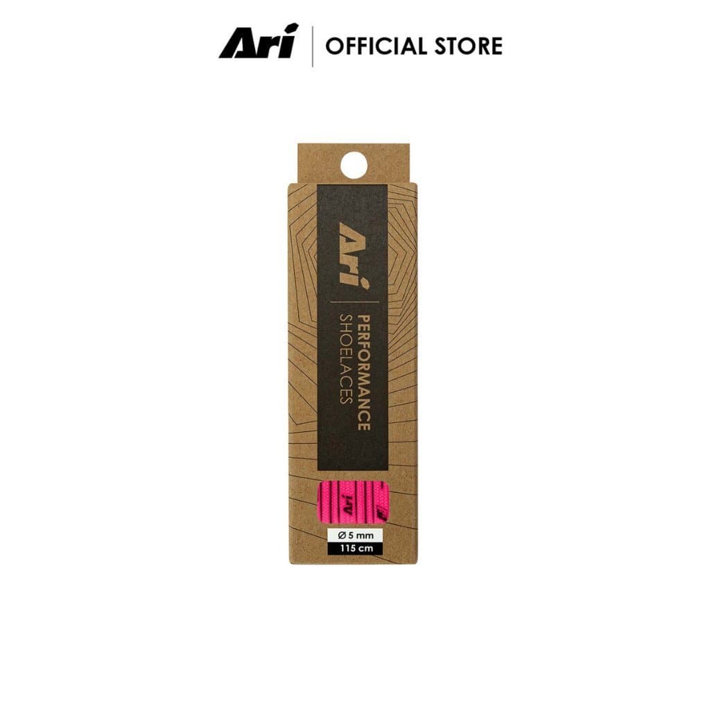 ARI COLORFUL SHOELACES - PINK เชือกรองเท้า อาริ COLORFUL สีชมพู - 3