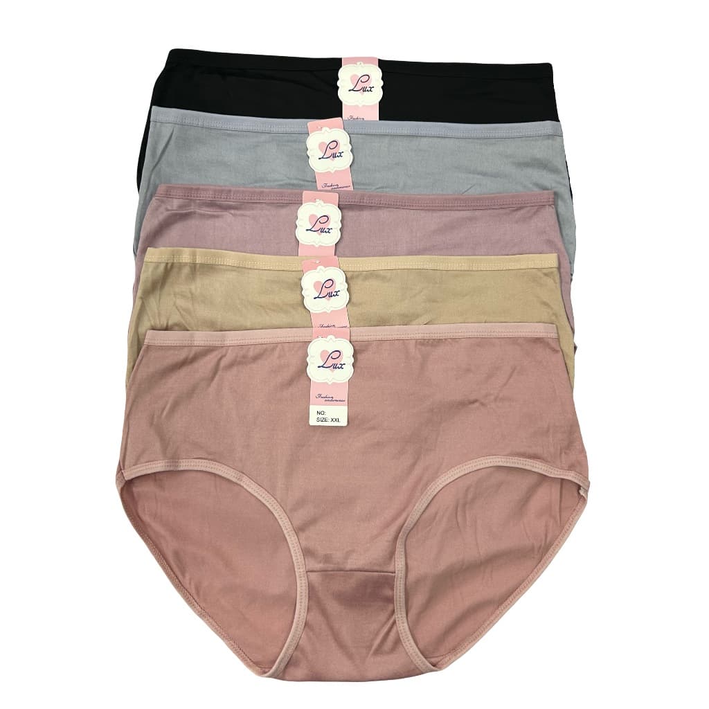 กางเกงในผ้านิ่มแพ็ค10ตัว คละสี ยืดหยุ่นได้ดี M,L,XL,2XL,3XL,4XL โทนสีเข้ม ระบายอากาศได้ดี - 3