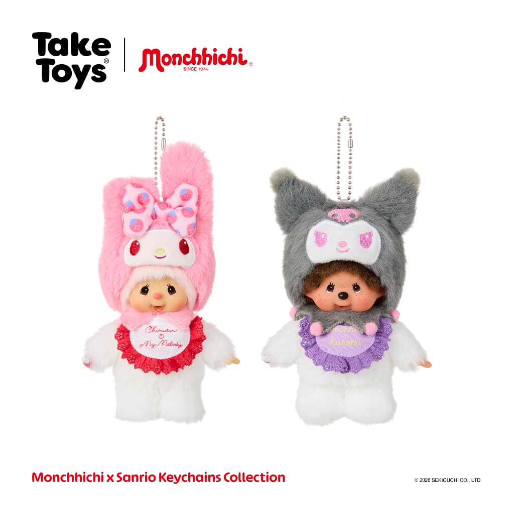Moncchichi x Sanrio Keychains Collection - คอลเลกชันพวงกุญแจ มอนชิชิ x ซานริโอ